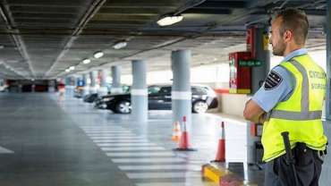 Vigilantes seguridad privada por habitante en España