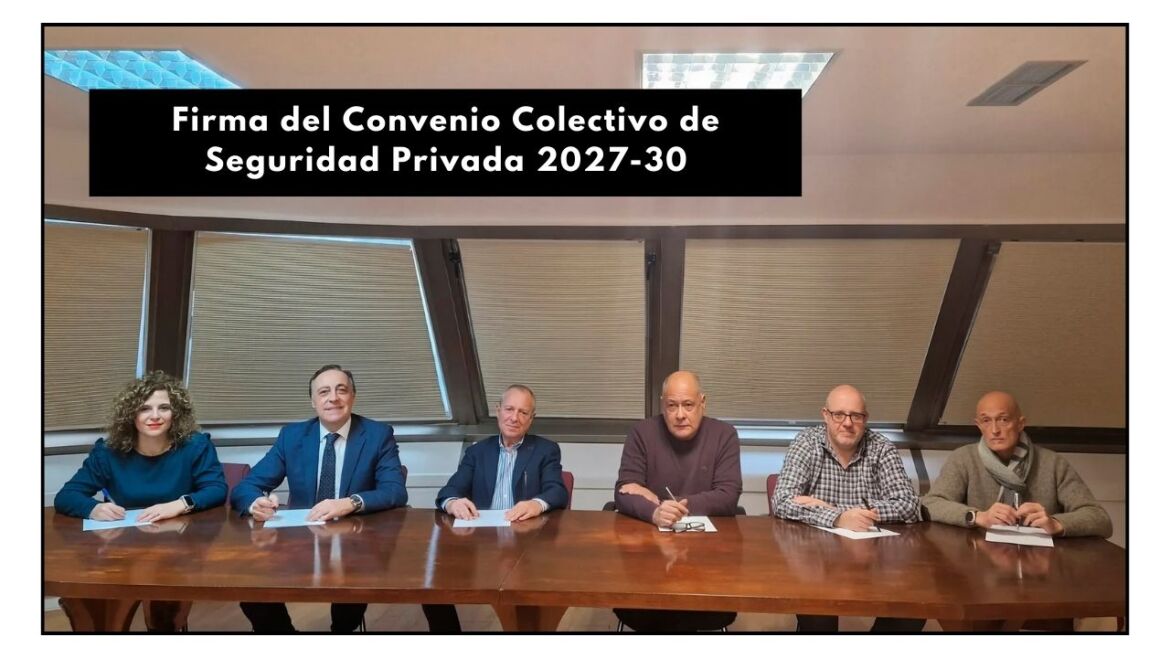 Vettonia Seguridad participa en la firma del Convenio Colectivo de Seguridad Privada